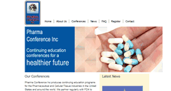 Desktop Screenshot of pharmaconference.com